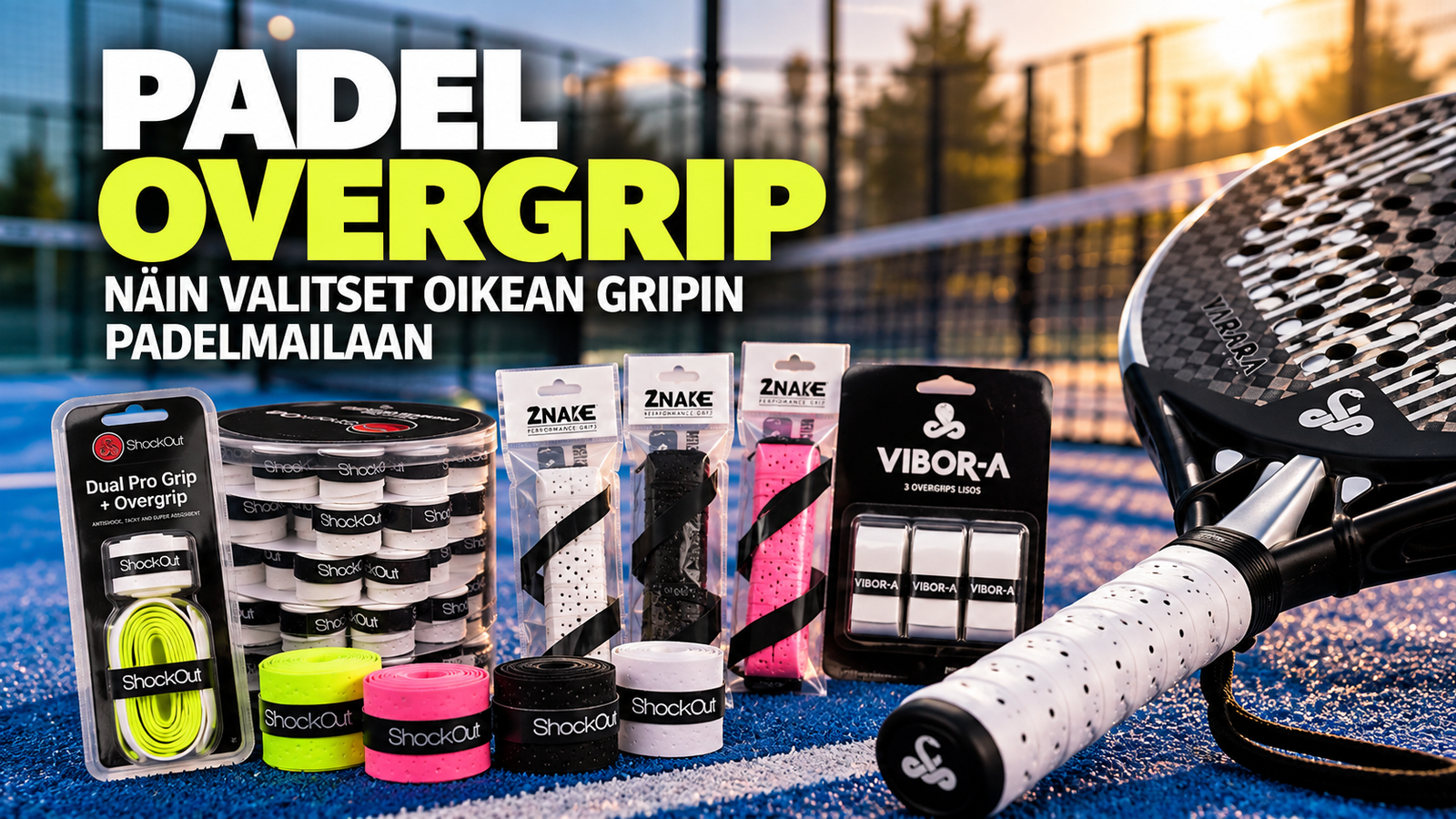 Padel overgrip – näin valitset oikean gripin | Boompadel