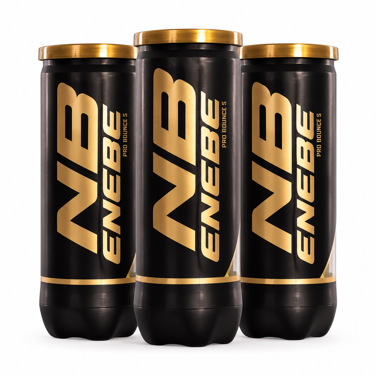 Enebe Pro Bounce S Padelpallo – Nopeat padelpallot - 3 tuubia - - Boom!padel - Boom!padel