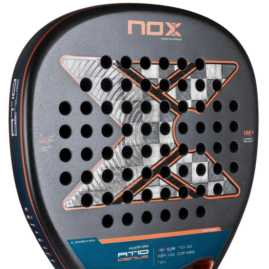 NOX AT10 LUXURY ATTACK 18K ALUM 2025 BY AGUSTÍN TAPIA - Padelmaila - Boom!padel - Boom!padel