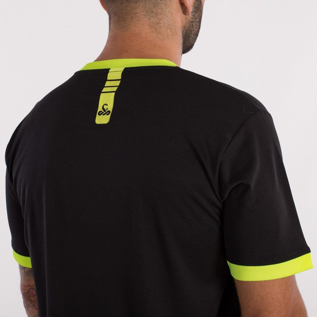 VIBOR-A POISON PRO PELIPAITA MUSTA/KELTA - Padelvarusteet - Boom Padel - Boom!padel