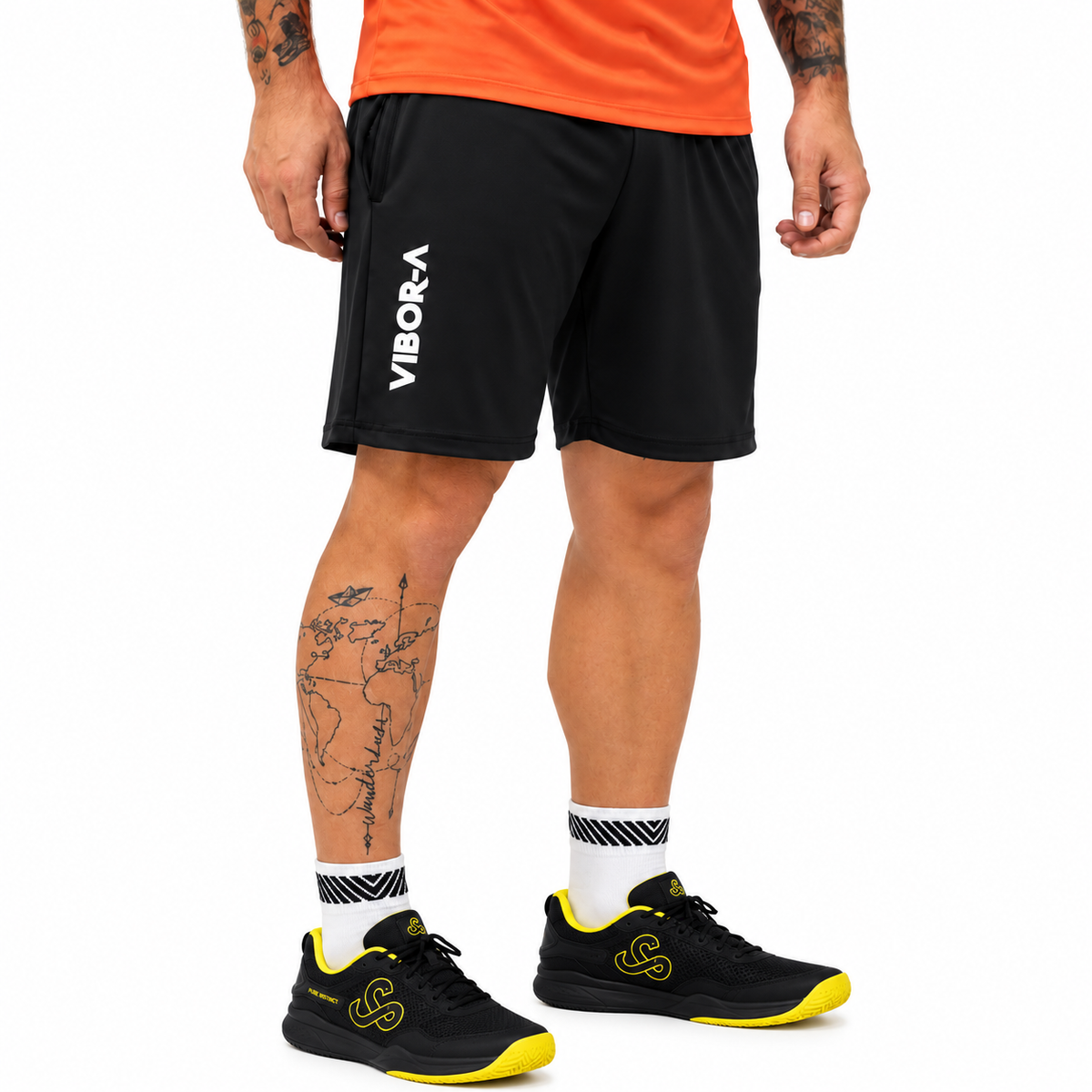 VIBOR-A SHORTSIT SKIN PRO MUSTA - Padelvarusteet - Boom Padel - Boom!padel