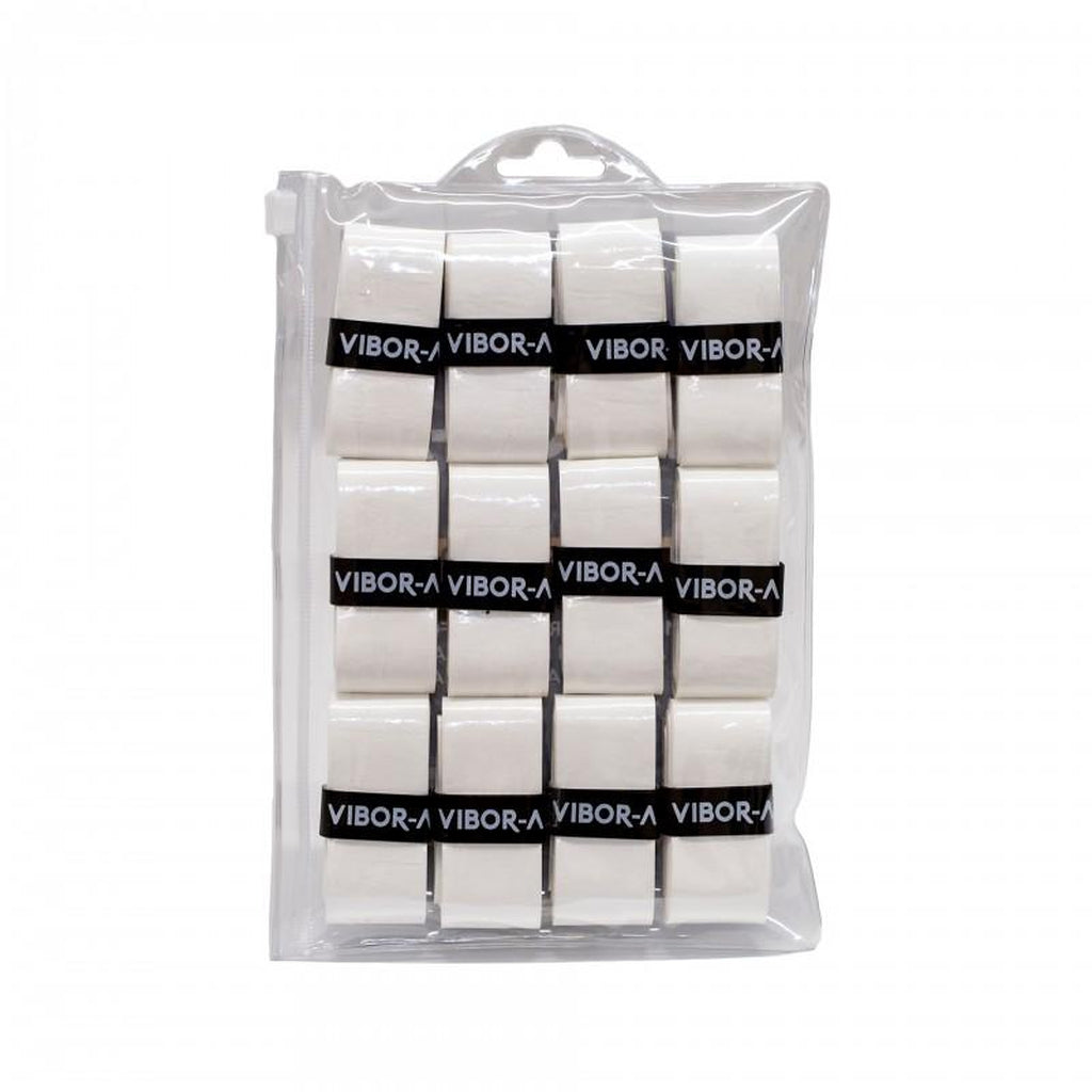 VIBOR-A OVERGRIP VALKOINEN 12 KPL - Padeltarvikkeet - Boom Padel - Boom!padel