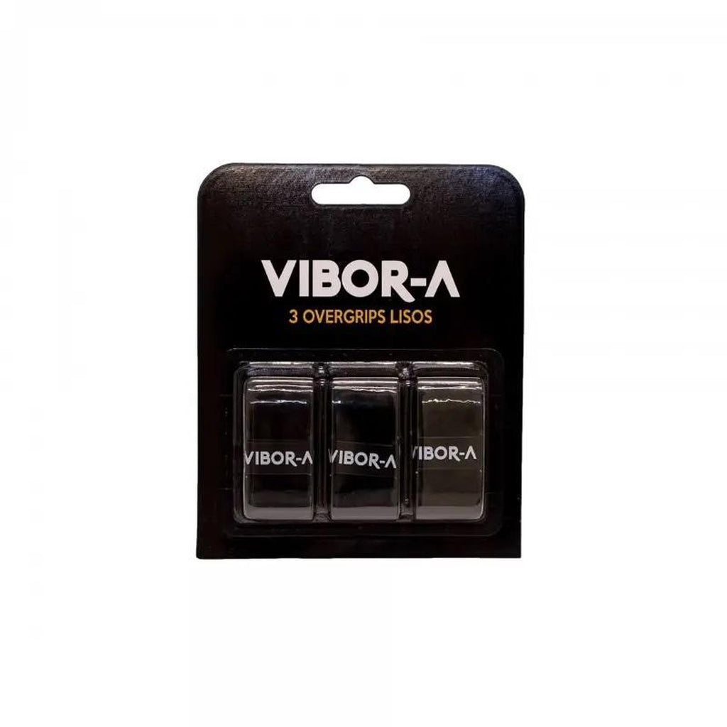 VIBOR-A PRO OVERGRIP MUSTA 3-PACK - Padeltarvikkeet - Boom Padel - Boom!padel