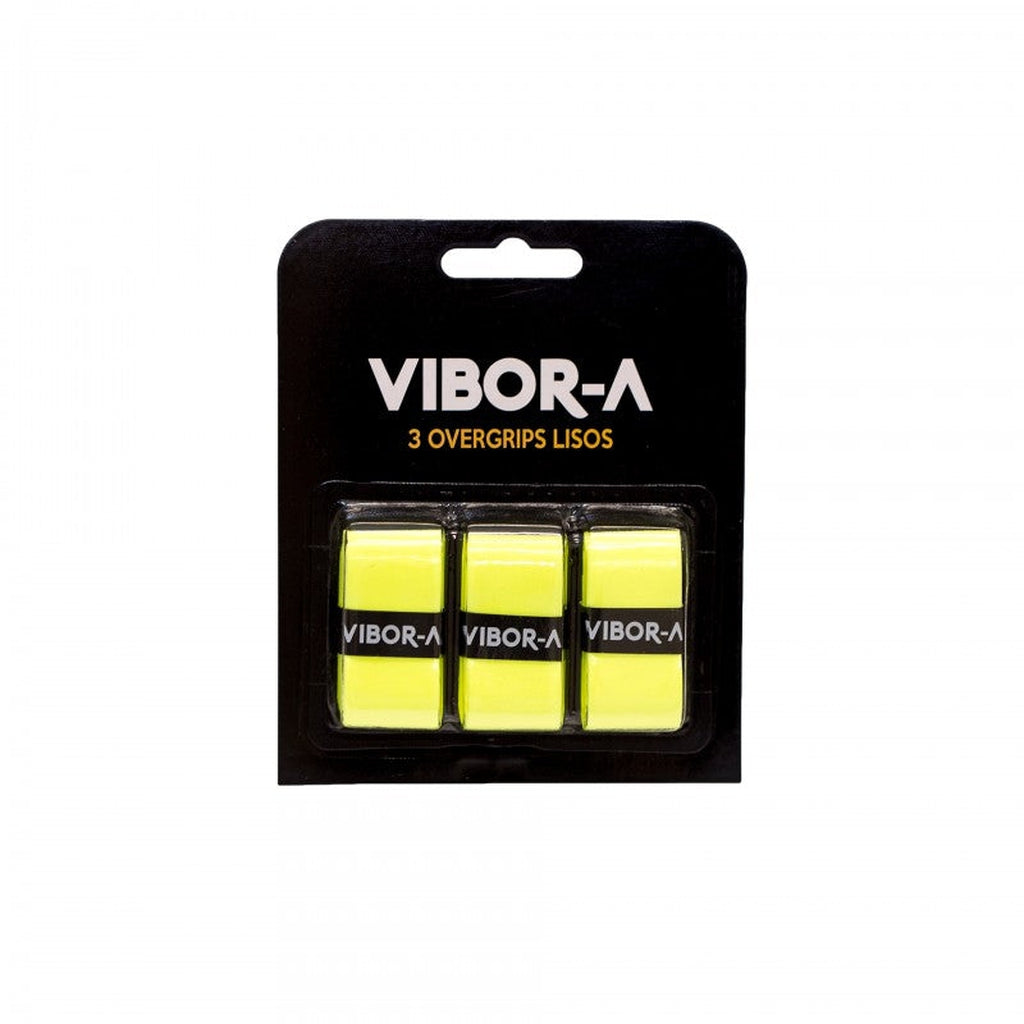 VIBOR-A PRO OVERGRIP KELTAINEN FLUORI 3-PACK - Padeltarvikkeet - Boom Padel - Boom!padel